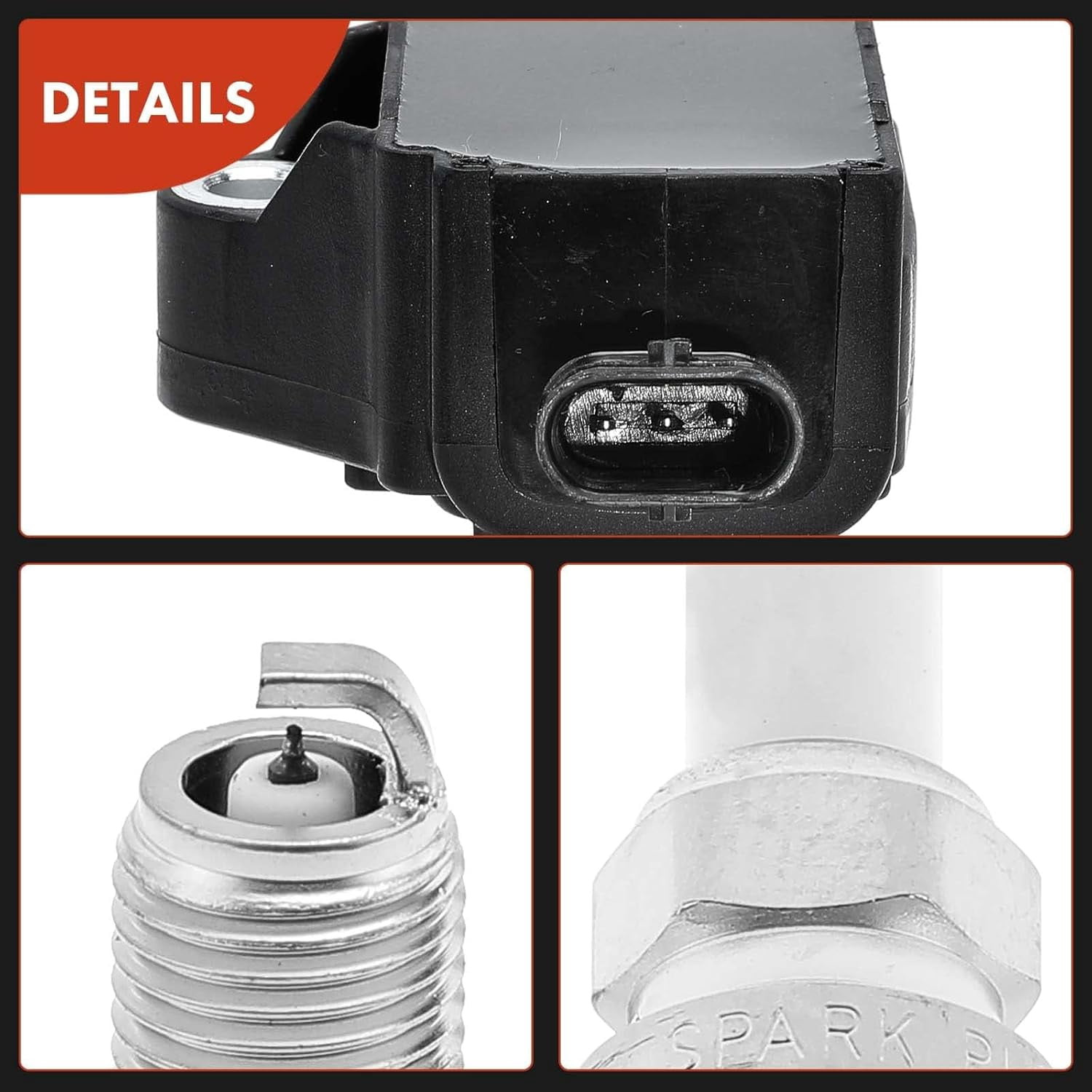 A-Premium Set of 8 Ignition Coil Pack and Iridium Spark Plugs Compatible with Land Rover Range Rover 2010-2012, LR4 2010-2013, Range Rover Sport 2010-2013 & Jaguar XF, XJ, XK, XFR, XKR, XKR-S
