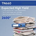thumbnail image 2 of TN660 High Yield Toner Cartridge Replacement for Brother Toner TN660 TN-660 TN630 Compatible with HL-L2300D L2305W L2320D L2340DW MFC-L2680W L2700DW L2720DW L2740DW Brother Laser Printers, 2 of 8