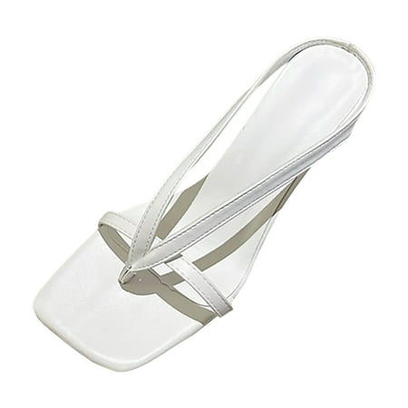 

Women s European And American Retro Foreign Trade Middle Heel Light Soft Sole Casual Shoes Sandals