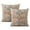 Boho Abstrait Vert-28, variante sur Housses de Coussin Boho à Motifs Double Face Monaco 18x18, Ensemble de 2 - Coussin Décoratif en Coton Doux Vert