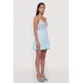 thumbnail image 3 of Women's Crochet Detail Tiered Ruffle Trim Dress, 3 of 4