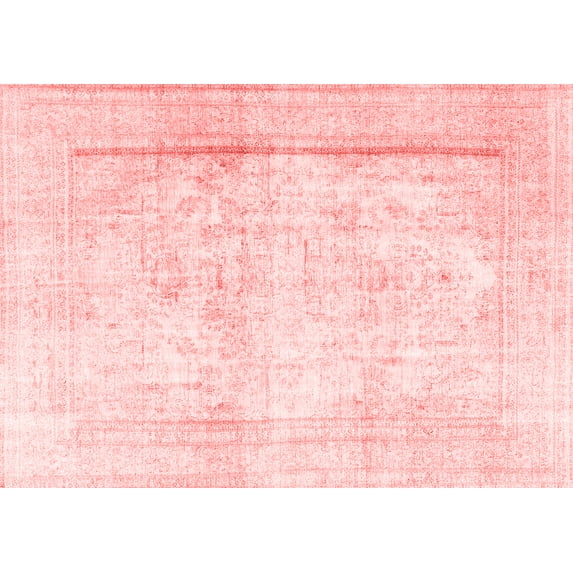 Ahgly Company Indoor Rectangle Persian Red Traditional Area Rugs, 4' x 6'