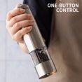 thumbnail image 2 of Pepper Grinders Electric Plastic 2PCS Pepper Mills Salt Grinders with Stand, 2 of 9