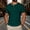 Army Green, variant on Fashion Henley Shirts for Men Button Short Sleeve Business Office Dressy Shirt Waffle Colorblock Athletic Casual Tops
