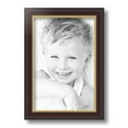 thumbnail image 2 of ArtToFrames 8" x 12" Mahogany and Gold Slope Picture Frame, 8x12 inch Brown MDF Poster Frame (WOM-4447), 1 Pack, 2 of 8