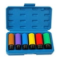 thumbnail image 3 of SunniMix Wheel Socket Set ,Protective Wheel Impact Socket Set Metric 17mm ,19mm ,21mm 1/2 6 piece, 3 of 8