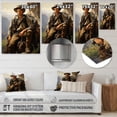 thumbnail image 4 of Designart "Stylish 1850S Adventurous Portrait" Fashion Metal Wall Art Prints, 4 of 5