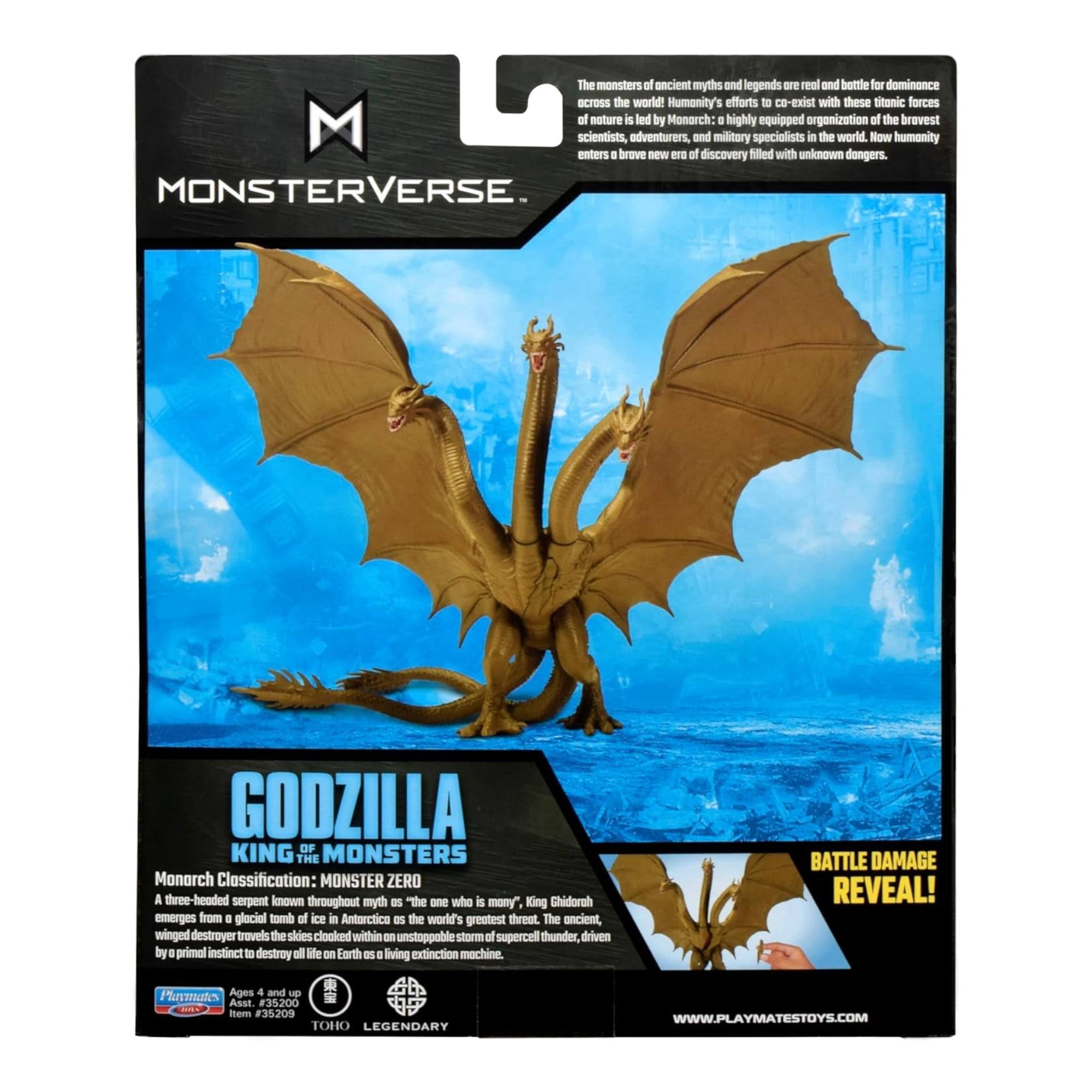 Monsterverse Godzilla King of the Monsters King Ghidorah Action Figure