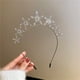thumbnail image 5 of Diadema de novia con estrellas brillantes | Accesorios para el cabello con diamantes de imitación para mujeres y niñas | Tocado para bodas | Diseño de aleación y elástico, 5 of 6