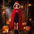thumbnail image 6 of MuXiKeJi Clothes Velvet Hooded Cape Winter Cloak With For Halloween Cosplay Stage Performance, 6 of 6