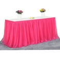 thumbnail image 1 of Yeacher Handmade Tulle Table Skirt Tablecloth Decorative Tableware Cloth for Rectangle or Round Table Home, 1 of 8