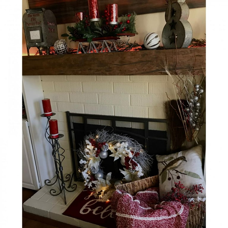 Ekena Millwork 4H x 8D x 48W Hand Hewn Faux Wood Fireplace Mantel,  Natural Pine - Walmart.com