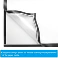 thumbnail image 3 of Unique Bargains 12"x17" Magnetic Display Frame A3 Adhesive Magnetic Sign Holder Black 5 Pack, 3 of 6