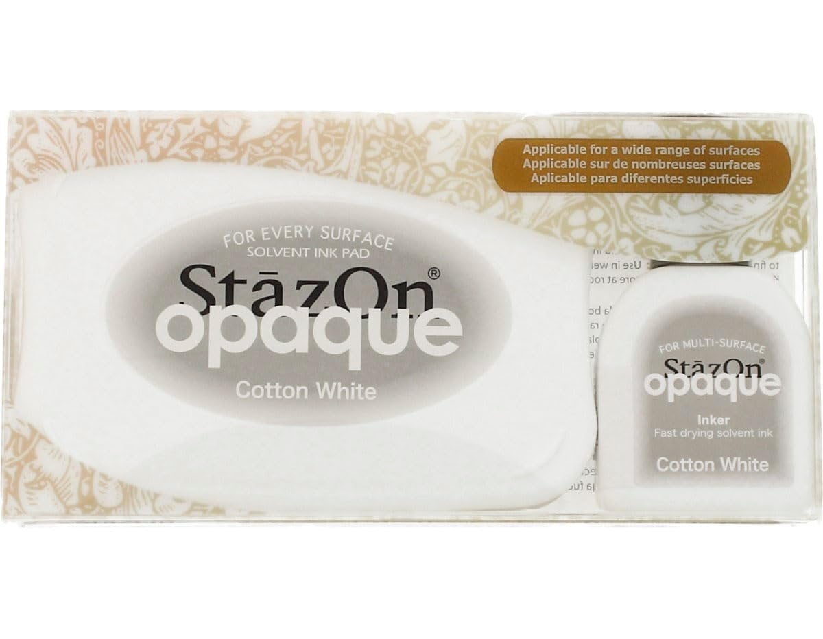 Tsukineko StazOn Metallic Gold Inkpad with Inker, Model: sz-000-191