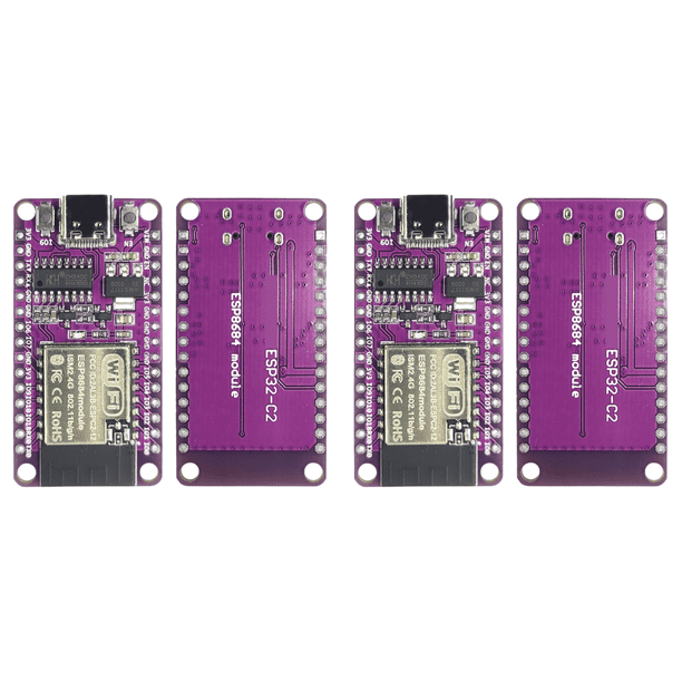 Placa desarrollo ESP8684 ESP32-C2 USB tipo C ESPC2-12 Kit módulo (no vendido) rojo