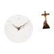 thumbnail image 1 of Reloj de pared decorativo silencioso para el hogar, la cocina, la oficina, , con escultura religiosa de Jesús, estatua de la Madre María., 1 of 8