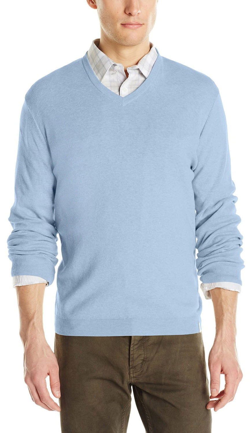 Calvin Klein - CALVIN KLEIN CK V-Neck Sweater X-Large XL Pale Persian ...