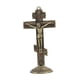 thumbnail image 4 of Adorno de crucifijo de metal, Adorno montado en la pared cristiana, Crucifijo antiguo Estatuilla Crucifijo Cruces de pared para la decoración del Estilo Gloria Crucifijo de pie, 4 of 9