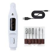 Angle View: USB Manicure Sharpener Pen Type Polisher Portable Manicure Sharpener