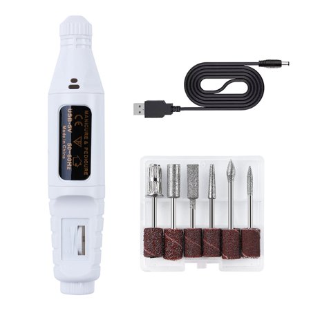 USB Manicure Sharpener Pen Type Polisher Portable Manicure Sharpener