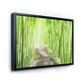 thumbnail image 3 of Designart 'Path in Green Bamboo Forest' Traditional Framed Canvas Wall Art Print, 3 of 5