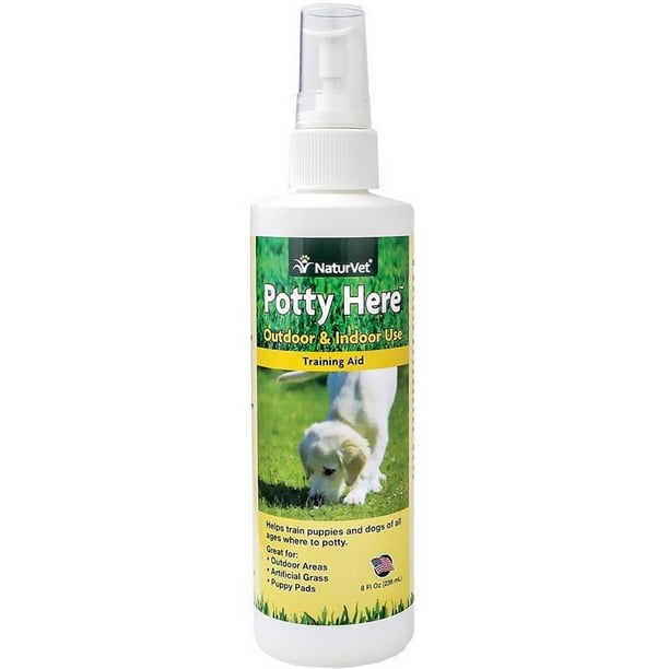 NaturVet Potty Here Training Aid Spray Attractive Scent Helps Train