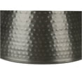 thumbnail image 6 of JERFIT Modern Silver Drum Accent Table, 20 inch Round Metal Side End Table Nightstand for Living Room Bedroom, 6 of 8