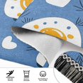 thumbnail image 6 of Yayeee Runner Rug for Bedroom 2'x6' Machine Washable Hallway Non Slip Mat, Cute Fried Eggs, 6 of 8