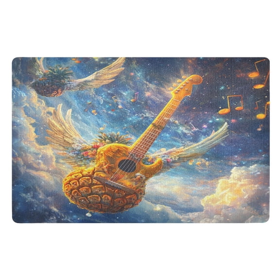 BZSMCE Floor Mats 32x20in Pineapple Fly on The Sky Creativity Doormats