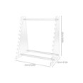 thumbnail image 2 of Transparent Acrylic Micropipette Rack for Laboratory Pipette Storage, 2 of 5