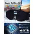 thumbnail image 4 of Auriculares para dormir, antifaz para dormir con Bluetooth, antifaz inalámbrico con música, auriculares para dormir de lado, antifaz para dormir con auriculares Bluetooth, altavoces estéreo ultrafinos, 4 of 5