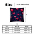 thumbnail image 5 of Electrocardiogram Luxurious Velvet Throw Pillow Covers Inserts with Unique Patterns - Set of 2 Chair Pillow Covers, Available in 16x16, 18x18, 20x20 Inches for Any Occasion, 5 of 6