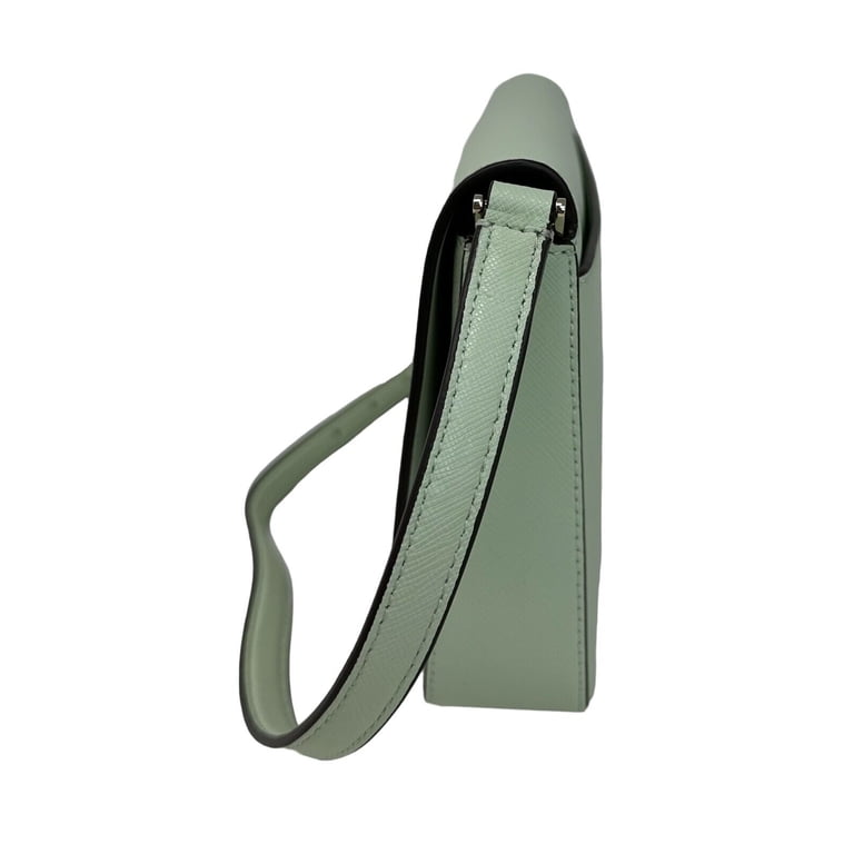 Kate Spade Staci Flap Shoulder Light Olive Saffiano Leather  display picture 2
