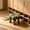 #138 Green, variant on Aff*ordable!Solid Wood Low Stool with Padded Polyurethane Seat and Waterproof Durable Cover, Stackable Footstool for Entryway, Living Room, and Children Shoe Changing.