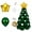 Dark Green, variant on putnchl Christmas Balloons Garland Arch Kit Christmas Tree Balloons For Christmas Party Decorations