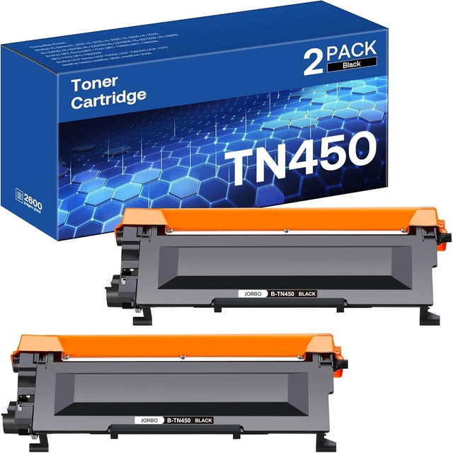 Cartucho de tóner MCYCOLOR TN450 TN420 para Brother (2 negros)