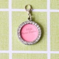 thumbnail image 1 of Xihbxyly En venta Colgante de diamantes para mascotas hecho a mano, collar con nombre escribible, accesorios, colgante de placa de identificación para perro, 1 of 3