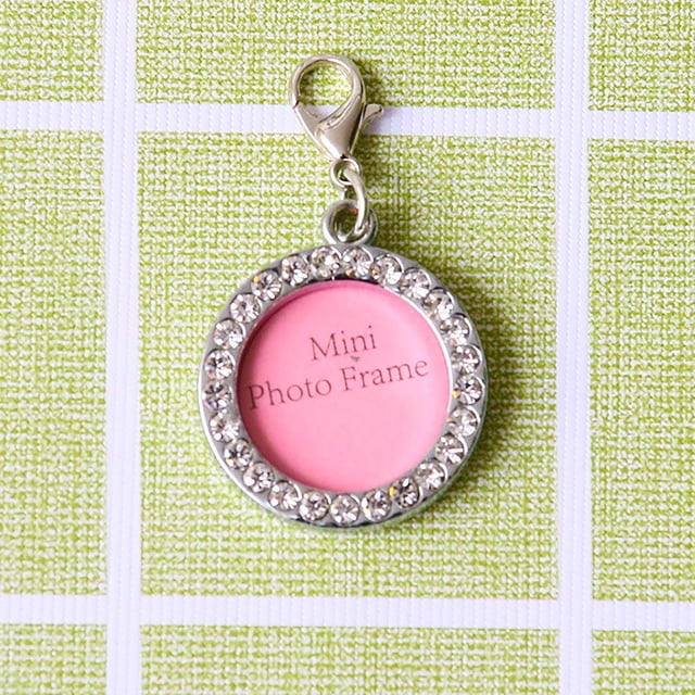 Xihbxyly En venta Colgante de diamantes para mascotas hecho a mano, collar con nombre escribible, accesorios, colgante de placa de identificación para perro