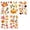 C, variant on geerera 4pcs Fall Harvest Window Clings, Autumn Leaves & Pumpkin Wall Decals Set, Removable Vinyl Stickers for Glass, Mirror & Thanksgiving Home Decor