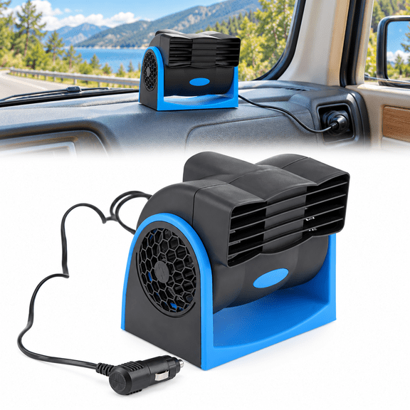 Curear 2-Speed Car Cooling Fan with 0.04 HP and 5000 CFM