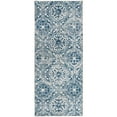 thumbnail image 3 of ReaLife Rugs Machine Washable Printed Mosaic Blue Eco-friendly Recycled Fiber Area Runner Rug (2'6" x 8'), 3 of 10