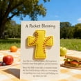 thumbnail image 2 of Leutsin A Pocket Blessing - Baseball Football Softball Cross Edition,Handmade Pocket-Sized Cross Gift for Christian Athletes,Inspirational Token for Teams & Youth Group Encouragement Decor,5.6", 2 of 8
