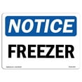 thumbnail image 1 of SignMission OS-NS-A-1218-L-12917 12 x 18 in. OSHA Notice Sign - Freezer, 1 of 1