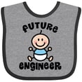 thumbnail image 3 of Inktastic Future Engineer Boys Baby Bib, 3 of 4