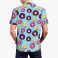 thumbnail image 5 of Rocae Donuts for Men's Short Sleeve Polo Shirt, Quick Drying Performance Moisture Wicking Sports Men's Golf Shirt 4X-Large, 5 of 9
