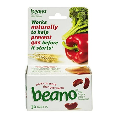 Beano Food Enzyme Dietary Supplement Tablets - 30 CT