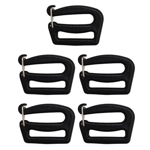 G Hook Webbing Buckles, Belt Clips Quick Release DIY 25mm Hardware Webbing Connecting Clips Backpack Bag Clips For Luggage Sack Bag Jogging 3pcs
