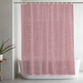 thumbnail image 5 of Shower Curtains for Bathroom-36"x72",Naked Pink Solid Color Waterproof Bath Curtain Grommet Shower Curtain Set with Hooks, 5 of 9