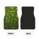 thumbnail image 2 of Balery Green Glitter Sparkle Juego de 4 Alfombrillas para Auto, Revestimientos de Caucho Resistente, Diseño Antideslizante, 2 of 7
