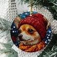 thumbnail image 2 of Christmas Haging Ornaments 2025 - Chinese Shar Pei Dog Christmas Ornament, Christmas Tree Ornaments, Chinese Shar Pei Dog Xmas Holiday Home Decor, Xmas Ornament, 2 of 4